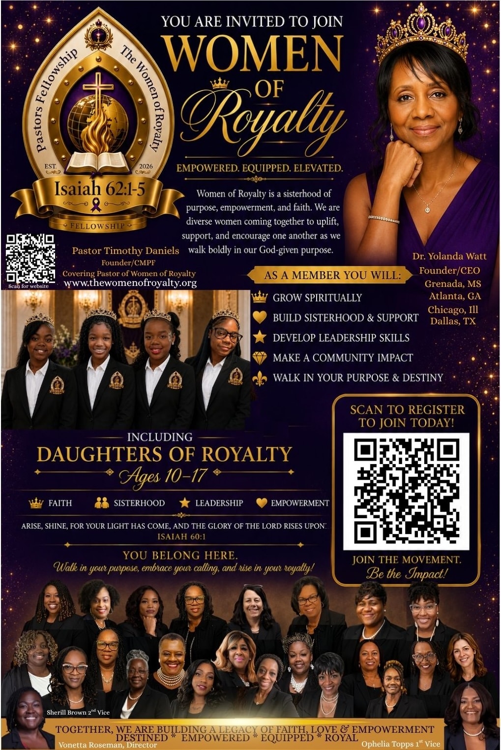 The Women of Royalty — Called, Chosen, Empowered, Anointed, Royal